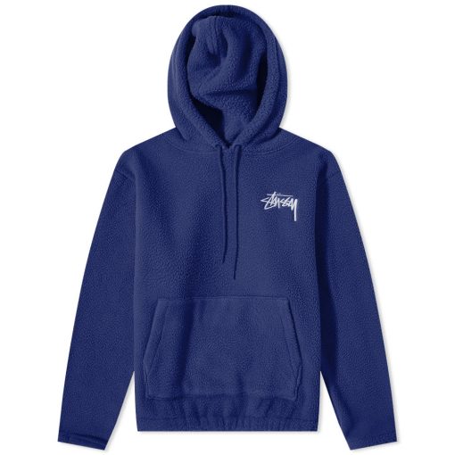 Stussy Bronson Sherpa Hoody Navy Promotions authentic 100% - Summer Sale