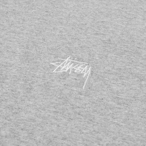 The Best Choice for All the people - Stussy Stock Logo Tee Grey Heather ...